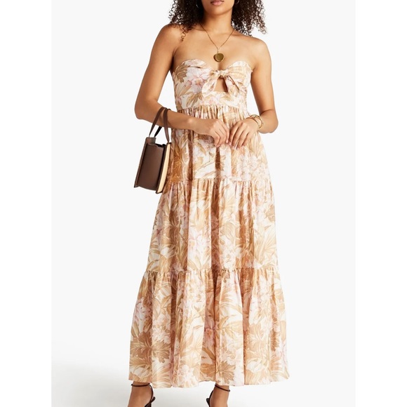 Zimmerman Andie bandeau dress (straps optional) - tailored SZ 3 - Picture 3 of 4